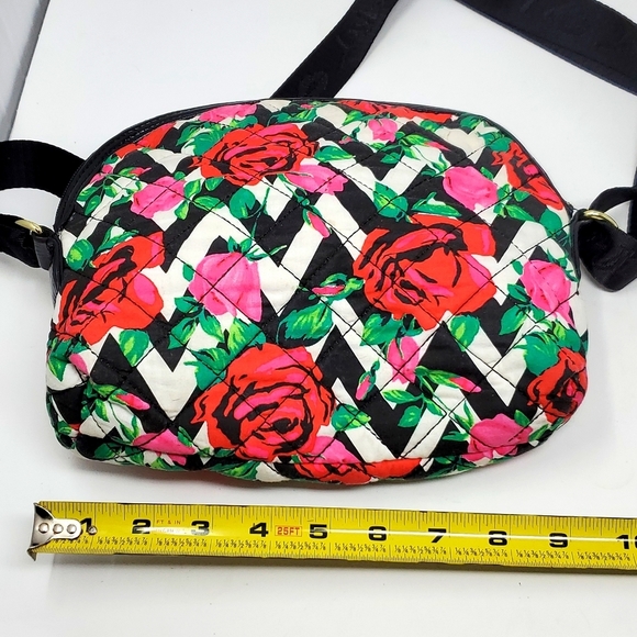 Luv Betsey by Betsy Johnson Rose Adjustable Crossbody Quilted Bag - Picture 7 of 9